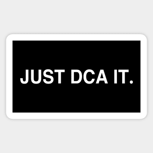 Just DCA it Sticker